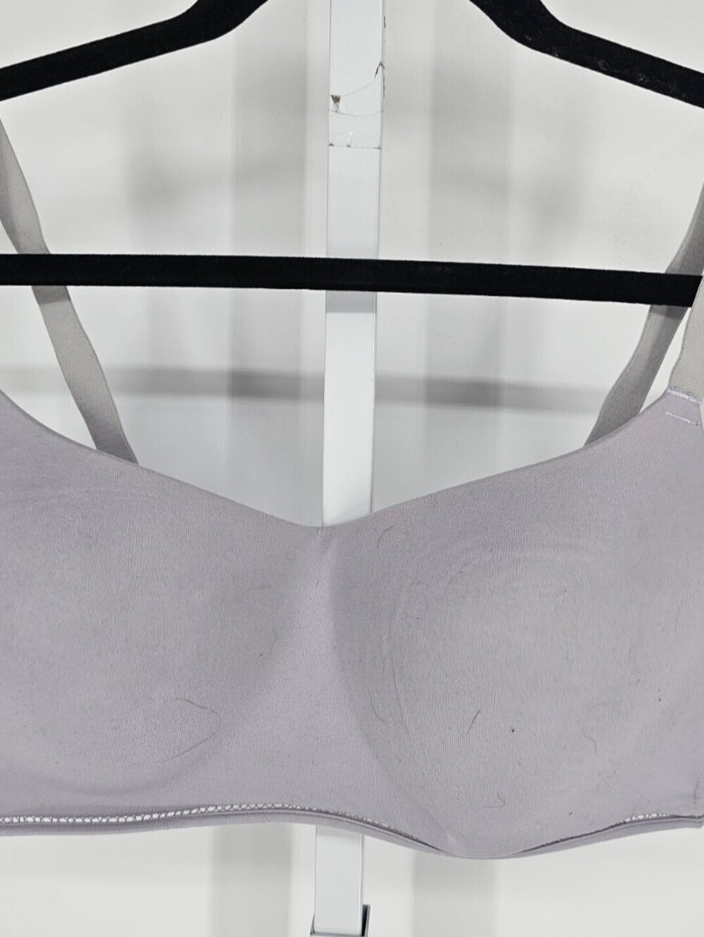 Auden Womens Sz 36DD Lightly Lined Wire Free T Shirt Bra Light Purple